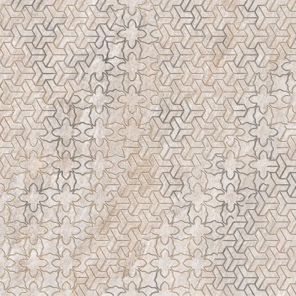 Quarstone Декор "Пэчворк" R10b 7рек 60x60 