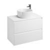 Roca ONA Тумба подвесная 785x450x565 мм. для раковины 800 мм, с 2 ящиками, белый матовый 