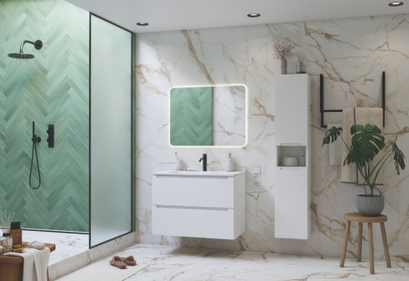 Шкаф навесной Дион, Белый мат 150 (вр) 