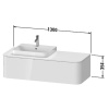 Duravit Happy D.2 Plus Раковина 600х460мм с переливом, 1 отв под смес,  выпуск с керам. покрытием цвет белый (Спец.цена из наличия) 