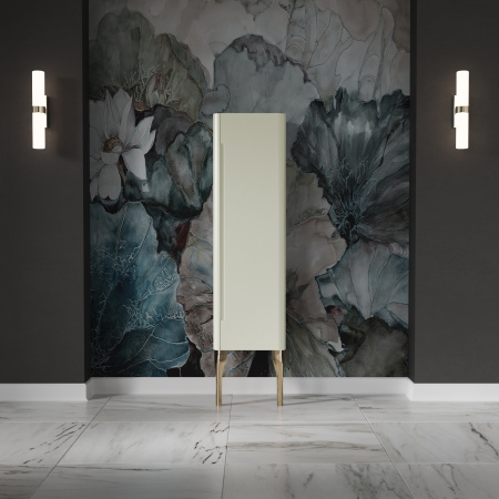 Kerasan Waldorf Колонна подвесная 40х35х129 см, с дверкой, петли справа DX, цвет bi vaniglia matt 