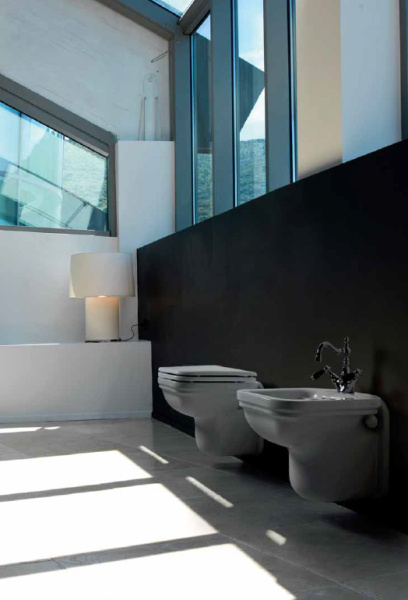 Kerasan Waldorf Унитаз подвесной 55х37см, цвет белый 