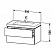 DURAVIT L-Cube комплект мебели, Тумба C-bonded, раковина  с фронтом, 50см, цвет: Американский орех