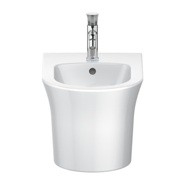 Duravit White Tulip Биде подвесное 370x540 мм, с переливом, с 1 отв под смеситель, цвет: белый 
