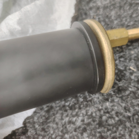 Stella Charm Смеситель для раковины на 1 отверстие, цвет: черный матовый PVD/ручка - медь 