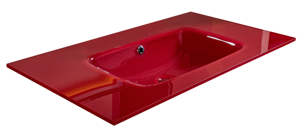 Столешница стекло 100см моноблок БОРДО 