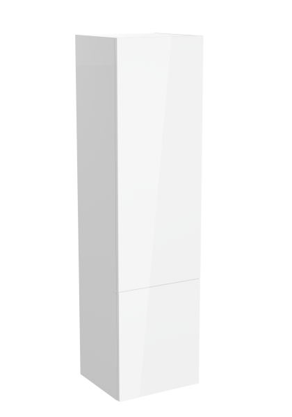 Пенал Metropole Pure, 40 см, левосторонний, цвет глянцевый белый 