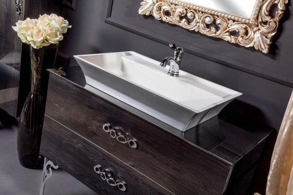 Тумба NeoArt 100см*48 BLACK WOOD 