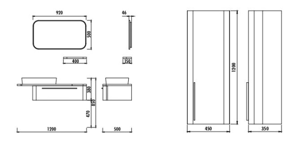 ANGEL Зеркало с подсветкой AL4001.01.BB 