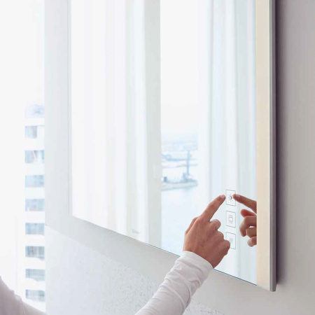 Duravit XViu Зеркало с подсветкой 1020x800x40мм, сенсорное управление, цвет: champagne matt 