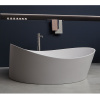 ANTONIO LUPI DUNE Ванна отдельностоящая 1720х1680х645 мм., с нажимным донным клапаном, сифоном и гибким шлангом, Cristalplant, цвет белый 
