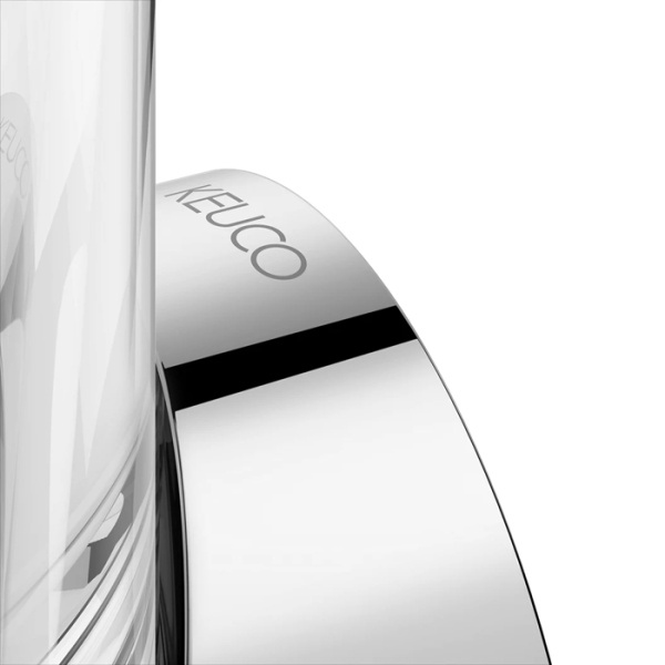 Keuco REVA Стакан подвесной хрустальный, скрытый крепеж в к-те для привинчивания или приклеивания цвет: хром 