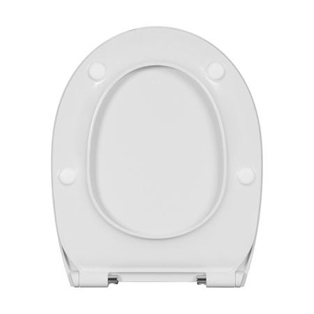 Roca VICTORIA NORD Cиденье с крышкой для унитаза тонкое с механизмом "мягкое закрывание", белый (ZRU9302919) 