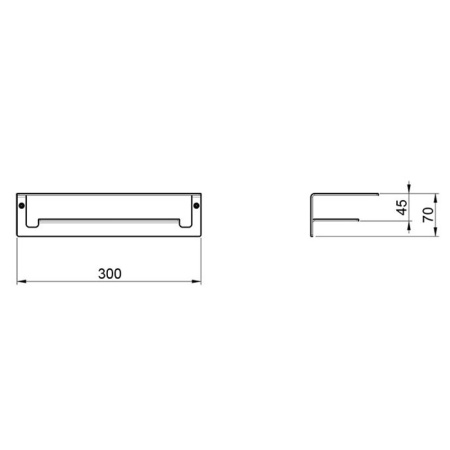 ALMAR Бумагодержатель с полочкой, цвет латунь брашированная PVD (НЕ производится!) 