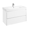 Roca ONA Тумба подвесная 985х450х565 мм. для раковины 1000 мм, с 2 ящиками, белый матовый