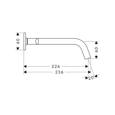 AX Citterio M Смеситель для раковины , цвет полированный черный хром 