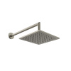 Gessi Emporio  shower Душевая головка 200х200 мм для настенного крепления, поворотная, с защитой от известкового налёта, цвет: Finox Brushed Nickel