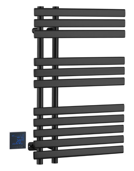 Полотенцесушитель электрический  сухой VENTURO BLACK (склад) 