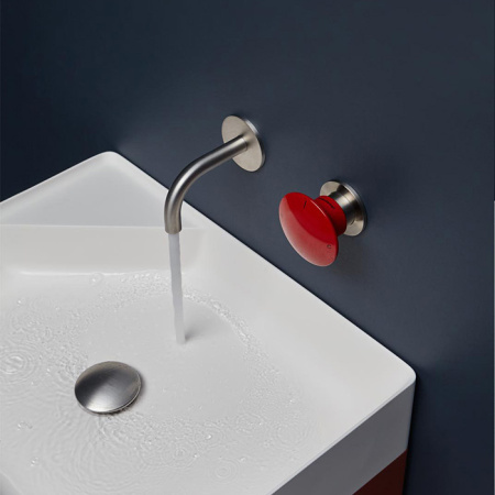 ANTONIO LUPI MINIMAYDAY Смеситель встраиваемый, однорычажный, в комплекте со встроенной частью, цвет красный 