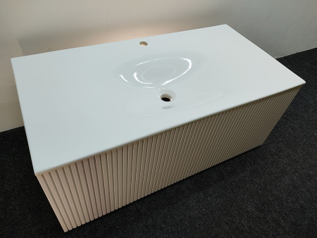 TW Shape комплект мебели, база с раковиной Kerasan 548001*1, 122х52см, с 1-м выдвиж. ящиком с механизмом push to open, цвет: белый матовый RAL9003 