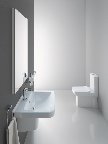 CREAVIT LARA Унитаз напольный с биде к стене LR360.00000 