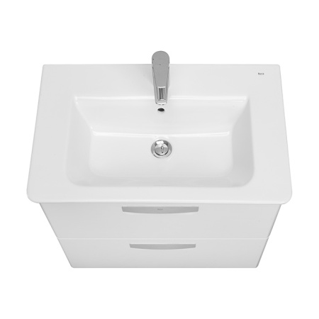 Roca THE GAP ORIGINAL Тумба подвесная 677x412x600 мм. для раковины 700 мм, с 2 ящиками, белый матовый (ZRU9302733) 