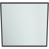 Ideal Standard Conca Квадратное зеркало в черной раме 120 см, диаметральная светодиодная подсветка neutral 