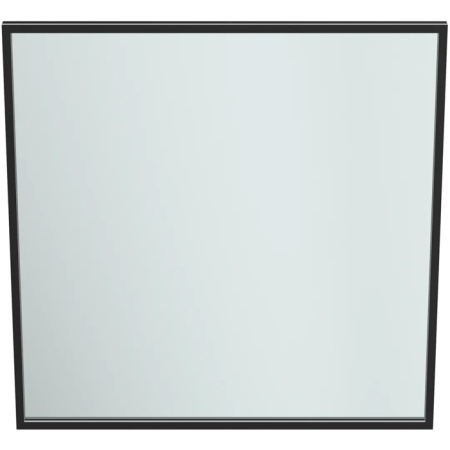 Ideal Standard Conca Квадратное зеркало в черной раме 120 см, диаметральная светодиодная подсветка neutral 