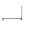 Colombo Complementi Поручень для инвалидов, угол 90 градусов, с держателем для т/б., цвет: хром