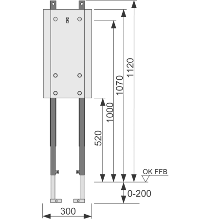 TECE Модуль для монтажа ручек 