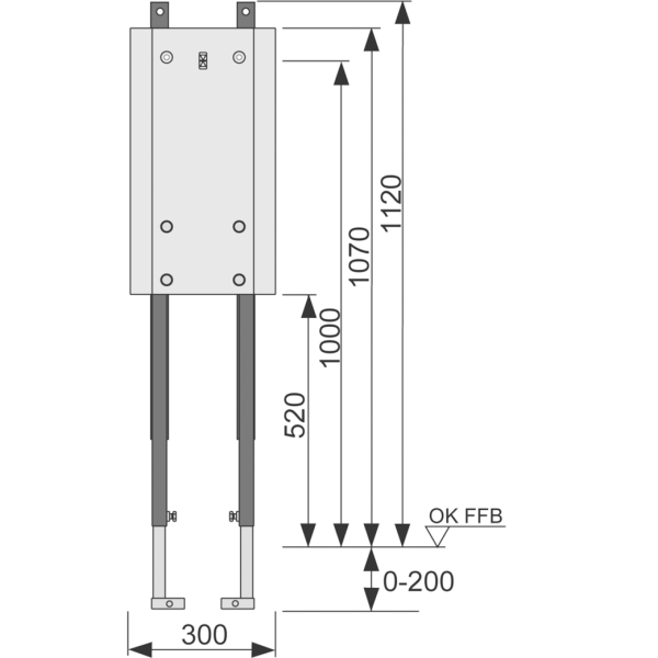 TECE Модуль для монтажа ручек 