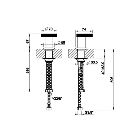 Gessi Anello Рычаг удаленного управления, цвет: хром 