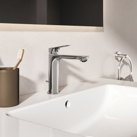 Ideal Standard Ceralife O Смеситель для раковины H120, без донного клапана, цвет: хром 