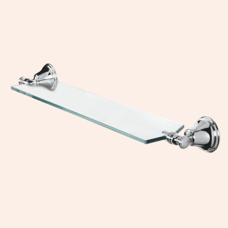 TW Harmony 018, стеклянная полочка 71см, цвет держателя: хром 