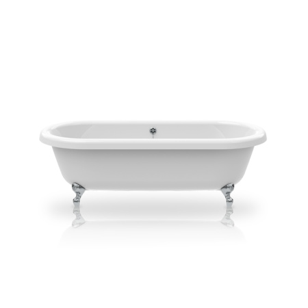 KNIEF Слив с цепочкой, с сифоном с горизонтальным отводом, цвет хром (смонтирован на ванне) 