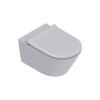 Catalano Zero Унитаз подвесной 55x35, безободковый, смыв Tornado, покрытие Twinglaze+, без крепежа, цвет Cemento Satinato