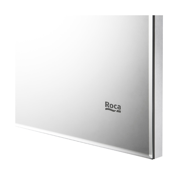 Roca THE GAP ORIGINAL Зеркало 800x32x850 мм, с LED-подсветкой сверху, антизапотевание, выкл-кнопка внизу под зеркальным полотном (ZRU9302689) 