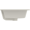 Ideal Standard Strada Раковина 595х440 мм, прямоугольная с переливом, встраиваемая снизу без отв. под смес., с крепежом, цвет: белый глянец 