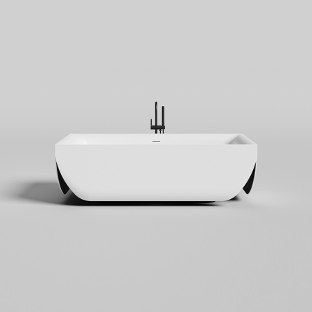 Salini ARIA  Ванна отдельностоящая 1900x900x600 мм,донный клапан Click-Clac , сифон,  слив-перелив, мат-л: S-Stone, матовый, белый. Фурнитура: белая. 