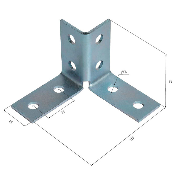 HILST HILST Узел угловой 136*42*94*4 
