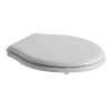 GLOBO Paestum Сиденье для унитаза, полиэстр, цвет белый/хром, микролифт