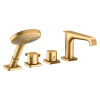 AX Citterio E Смеситель на ванну 4 отв. , цвет шлифованная медь