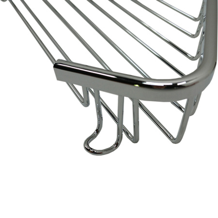 TW Harmony 534, подвесная полочка-решетка угловая 18*18*h4, цвет: хром 