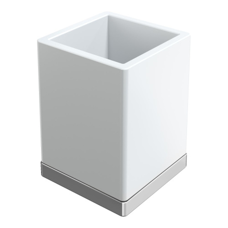 Стакан настольный Qubic Chrome 