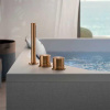 Jacuzzi LISA Смеситель для ванны Onira водопад, ручной душ, цвет Warm Bronze (PVD)