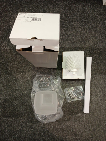 Emco Cue Ершик подвесной, матовое стекло/ хром (небольшие сколы внутри колбы) 