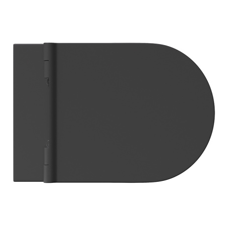 Alice Form комплект: Унитаз 50х35, подвесной, безободковый, с сиденьем и крышкой с микролифтом, с набором для крепления, чёрный матовый 