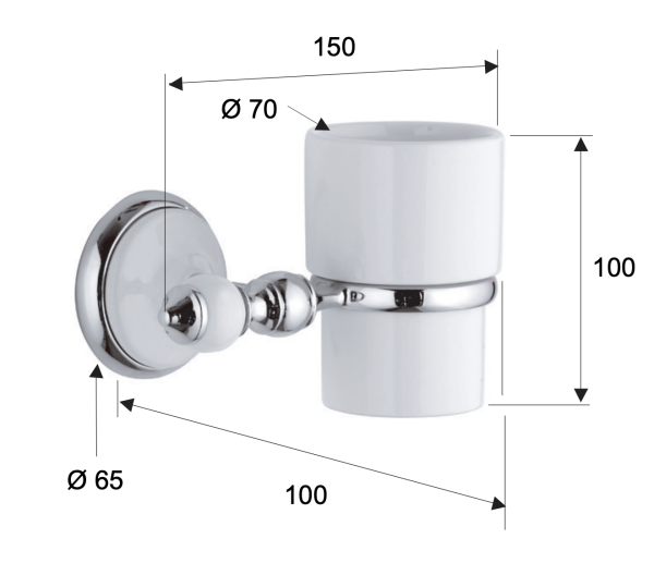 Стакан Remer Epoca EP15CR 