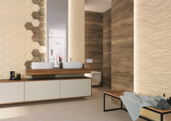   Serene Brown Rekt 25x75 