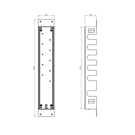 Carimali Короб для быстрой установки термостатического смесителя на 5 выходов 